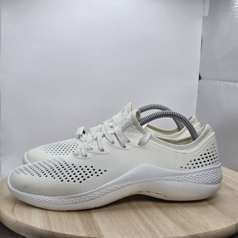 Mens Size 8 - CROCS LiteRide 360 Pacer 206715 Running Casual Shoes White